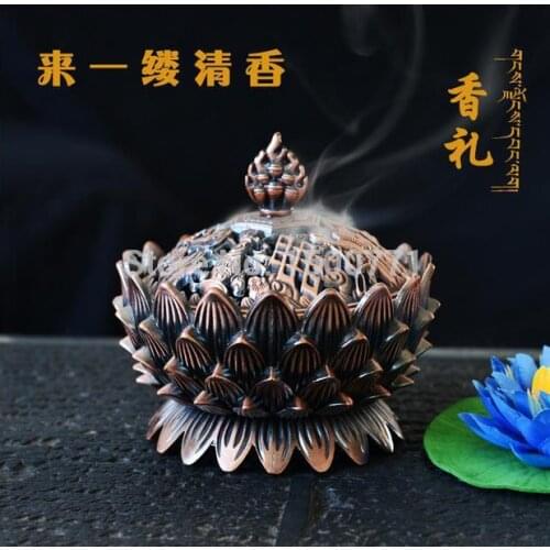 Eight Tibetan auspicious lotus -type fire for incense smoke incense smoke vaporizer plate for powder tuba,Tantric