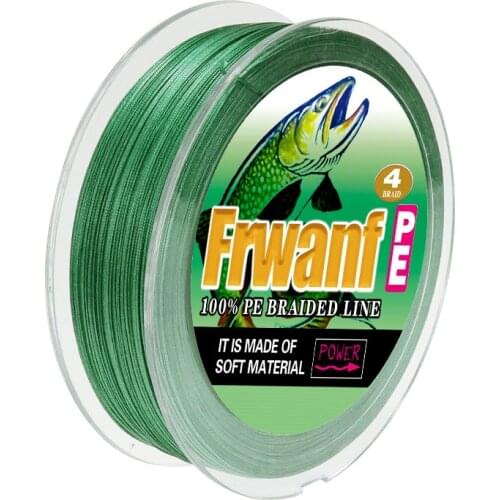 300M/347yds 4 weaves Japan Multifilament 100% PE Braided Fishing Line strong 6LB 8LB 10LB 20LB 30 40LB 50LB 60LB 100LB spectra