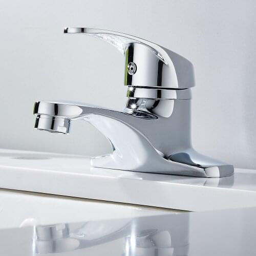 1pcs Bathroom Faucet Mixer Hot and Cold Water Mixer Bath Sink Tap Faucet Single Handle Dual Control Mixer Taps Kitchen Mixer