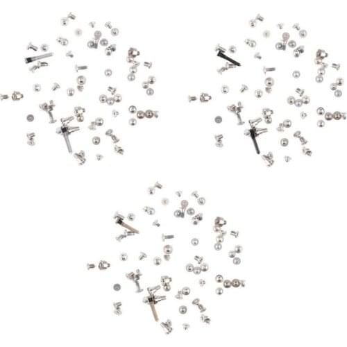 10Sets/lot Silver/Black Color Full Screw Set for iPhone 11