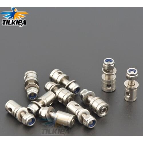 10PCS RC Airplane/Boat Push Rod Connector Adapter Linkage Stoppers D2.0mm For Connecting Servo Arm and Pull Rod