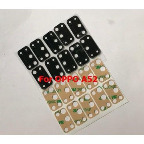 20pcs Back Rear Main Camera Lens Glass For OPPO Find 2 Lite Find X2 NEO A31 A5 2020 A52 A72 A92 R15 R17 Reno 3 Pro+ sticker