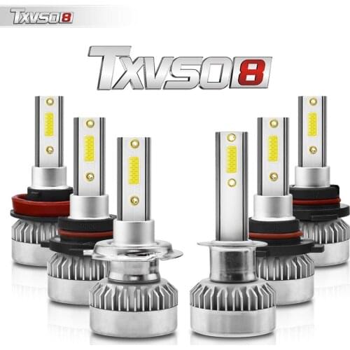 6000K H7 Mini Car headlight 20000LM 110W H4 Led H1 9005 HB3 9006 HB4 H8 H9 H11 12V Led Headlight Bulb 360 Degree Lampara
