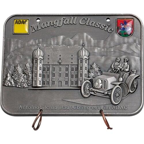 Big Promotion 3D Carving Rectangular Coins Epoxy Engraving Coins