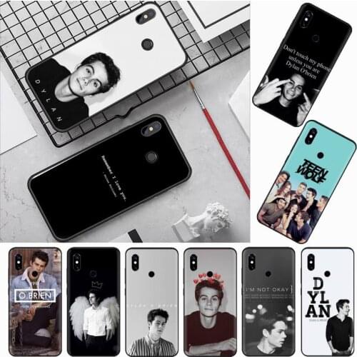 Krajews Dylan O'Brien Teen Wolf Phone Case For Xiaomi Redmi note 7 8 9 t k30 max3 9 s 10 pro lite Anti-fall mobile cover
