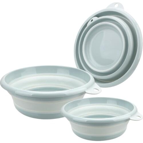 Save Space for Tourism Outdoor Fishing Promotion Camping Folding Laundry Tub Car Wash Bucket PP Portable Foldable Basin