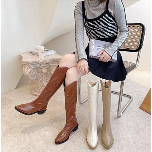 JIANGTUO Women's High Boots