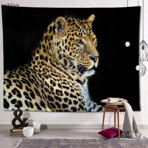 Beautiful Patterned Animal Leopard Custom HD Tapestry For Carpet Travel Mattress Wall Carpets Art Home Decor 100x150cm,130x150cm