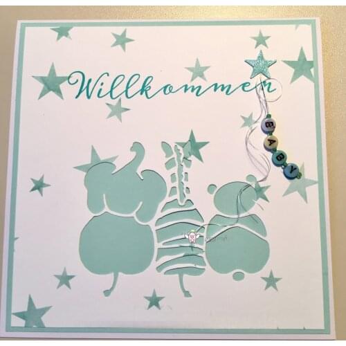 Mmao Crafts Metal Steel Cutting Dies New Elephant zebra panda Stencil For DIY Scrapbooking Paper/photo Cards Embossing Dies