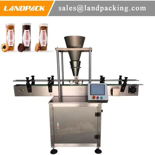 Multifunction Plastic Cans Filling Machine For Biscuits Cookies