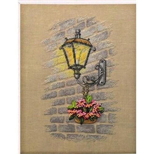 Wall lamp patterns Counted Cross Stitch 11CT 14CT DIY Chinese Cross Stitch Kits Embroidery Needlework Sets
