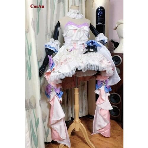 New Anime VTuber Hololive Minato Aqua Cosplay Costume Bride Wedding Dress Female Activity Party Role Play Clothing Custom-Make