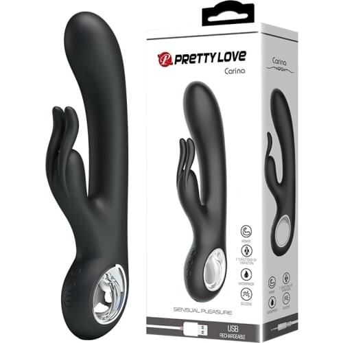 New pretty love rabbit vibrator, Reachargeable 7 mode g spot vibrador clitoris vibrators for women, massager dildo sex toys