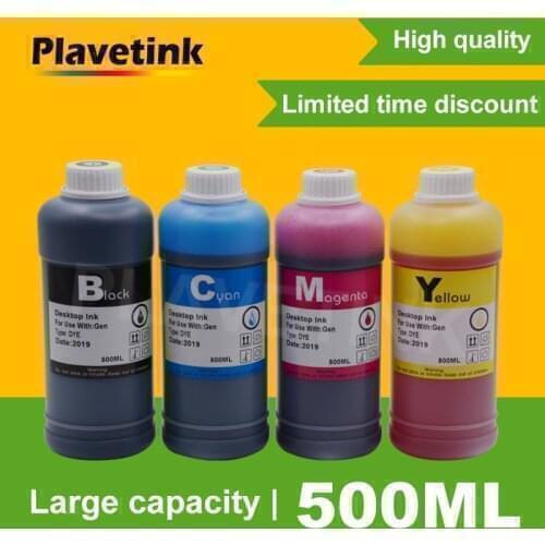 Plavetink 500ml Bottle Printer Ink Refill Kits For HP 121 XL Deskjet D2563 F4283 F2423 F2483 F2493 F4213 Printer Ink Cartridges