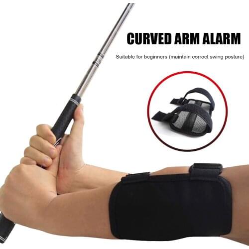 Golf Training Aids Supplies Golf Elbow Brace Arc Corrector Swing Training Straight Practice Golf Swing Posture Correction Belt