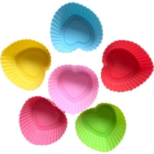 Single round 7cm silicone muffin cup cake mold jelly pudding mold Home Baking Single Hole Mould DIY