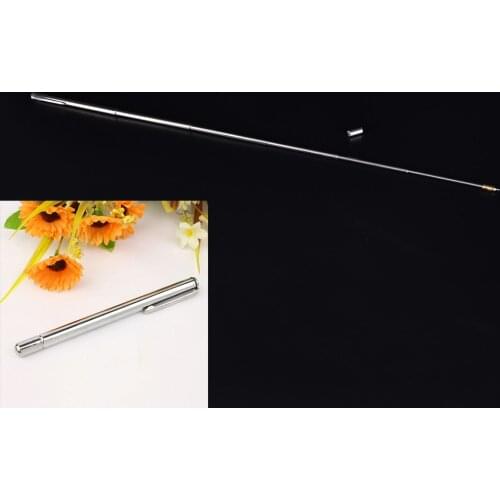 Silver Retractable Handheld Classroom Blackboard Whiteboard Teacher Pointer
