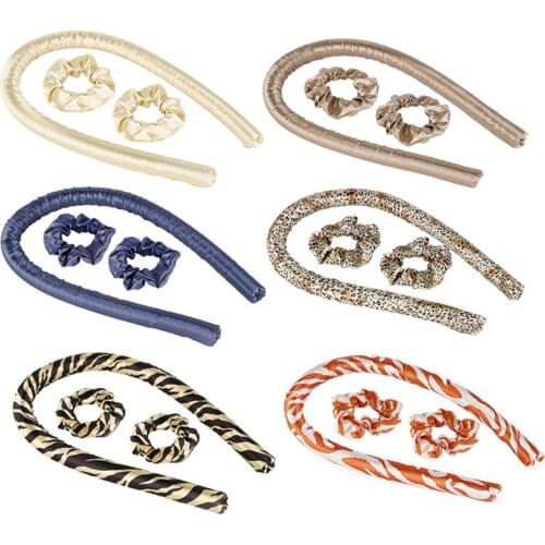 Curling Wand EVA Foam Sponge Curling Iron Hair Roller Hair Ring Sleep No Heat Curling Wan