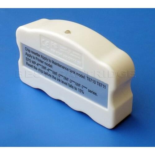 T6710 T6711 Maintenance/Waste Ink Tank Chip Resetter For EPSON WP-4010/4020/4023 WP-4090 4521 4531 4535 4533 4540... Printers