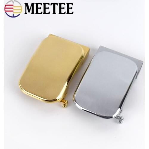 1/2pcs Solid Brass Stainless Steel Belt Buckles Men Metal Automatic Buckle for 33-34mm Waistband Belts Head DIY Leather Crafts
