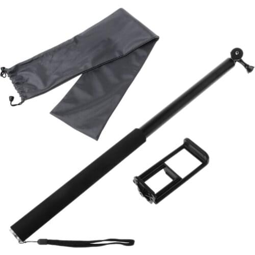 118 inch Aluminum Monopod Extendable Selfie Stick for gopro DSLR