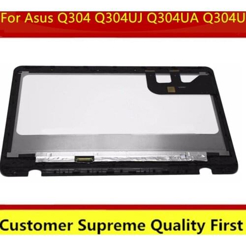 13.3''FHD LCD Assembly Touch Screen Digitizer+Frame N133HSE-EA3 For ASUS Q304 Q304U Q304UA