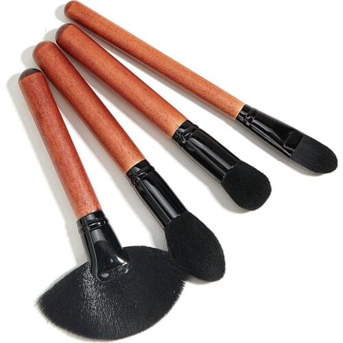 4Pcs Makeup Brushes Set Tools Powder Foundation Eyeshadow Make Up Brushes Cosmetics Soft Nylon