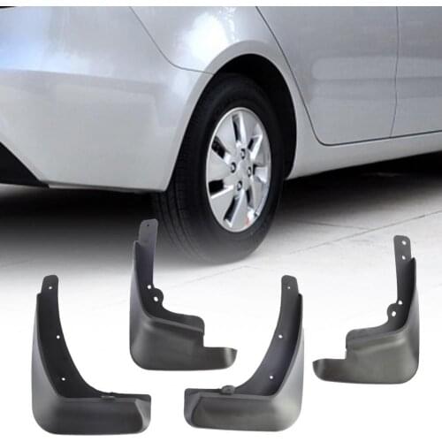 4Pcs/Set LB-SY-533 Car Mudguard ABS Auto Mudflap Fender for Kia-K2 2011 2012 2013 2014 Car Front Rear Mudguards Accessories