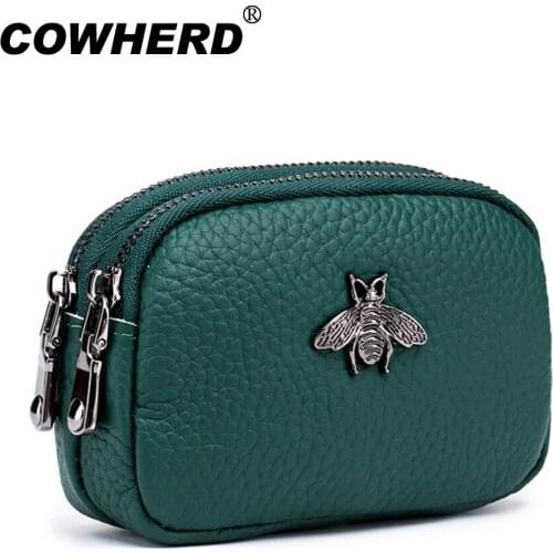 Cowherd Women's Wallets With Zippers
