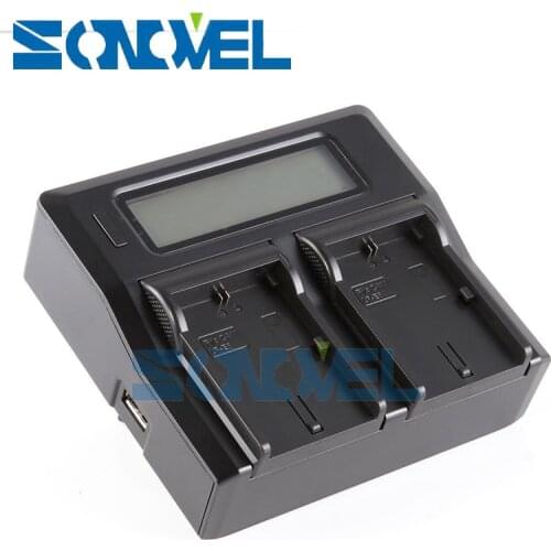 LP-E6 LP-E6N LCD Dual Channel Battery Charger For Canon EOS 7D 6D 80D 70D 60D 60Da 7D Mark II 5D Mark IV 5D Mark III 5Ds R