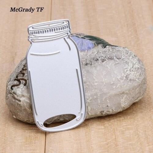 Bottle Cutting Dies Nouveau Template Cutting Dies Scrapbooking Dies Metal for Paper Card Boxes Craft Dies