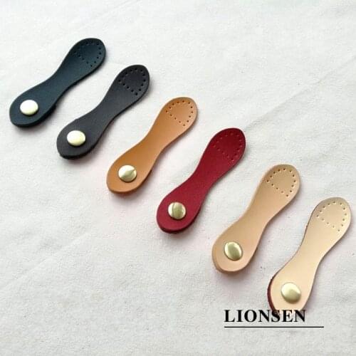 Lionsen 1pcs 9*2.5cm Genuine Leather Snap Buttons DIY Patchwork Bag Purse Sewing Fasteners Accessories