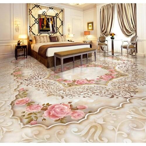 Marble cameo parquet floor Custom Photo self-adhesive 3D floor Waterproof floor mural painting 3d floor wallpapers
