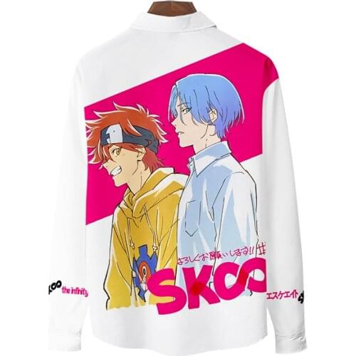 2021 new SK8 unlimited skateboard anime trend long-sleeved shirt peripheral thin clothing handsome gift