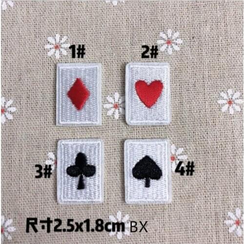 New arrival 10 pcs polka Embroidered patch iron on Jeans coat tshirt bag shoe hat decor repair Motif emblem accessory