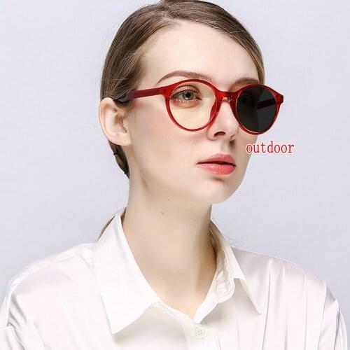 New Fashion Photochromic Myopia Sunglasses for Women Men Retro Nearsighted Glasses Students Shortsighted Eyeglasses UV400 NX