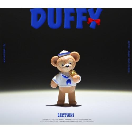 12piece 4cm Disney original high quality Duffy bear very small collection figures toys