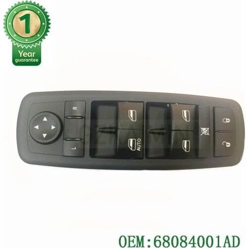Front Left Master Window Switch OEM 68084001AD 68084001AB 68084001AC For Dodge Journey 2011-2016 2.4L 3.6L
