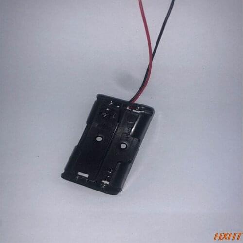 Plastic battery storage box box bracket Für3 X AA 2XAA 4.5V + wire 3xAA2XAA