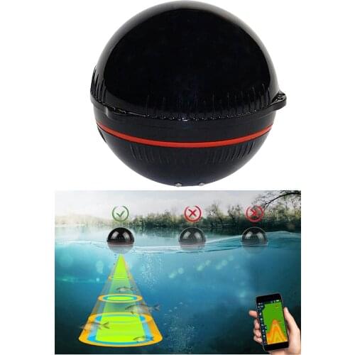 Fish Finder For Fishing 48m/157ft Wireless Depth Sounder Sea Lake Portable Sonar