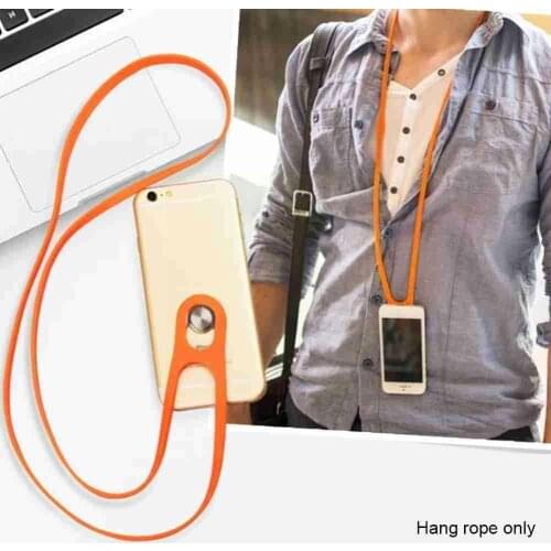 Universal Silicone Cell Phone Lanyard Holder Case Cover Sling lanyard Neck Phone Strap 15kg phone For Smart Bear Mobile Nec W6F0