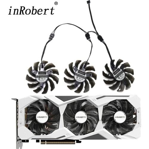 Cooler Fan PLD08010S12HH T128010SU GTX1660 Cooling Fan For Gigabyte GeForce GTX 1660 SUPER AORUS 6G RTX2060 RTX3060 RTX3070