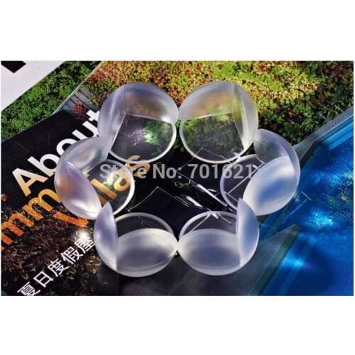 1000PCS/lot Fedex Free shipping Round Corner Protectors Corner Cushions For Glass Tables Or Shelves With 3M Sticker Baby Safe