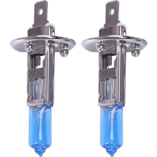 2pcs 55W H1 White Halogen High Beam Headlight Bulb