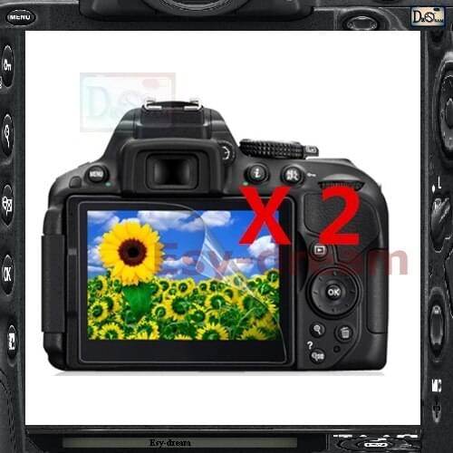 2pcs High Quality LCD Display Screen Film Protector For Nikon D5300 D5500 D5600 PB432
