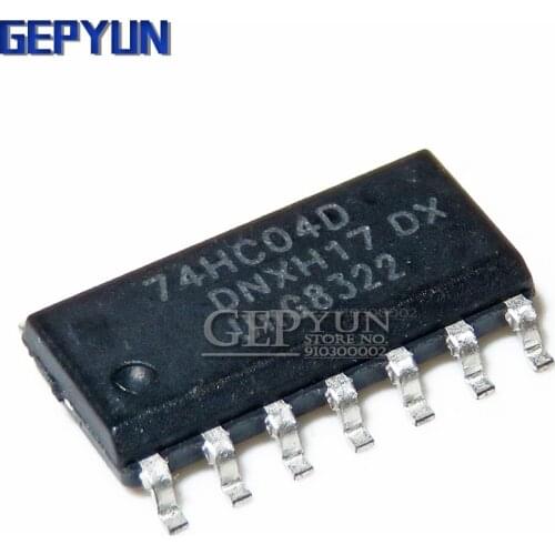 20PCS 74HC04D 74HC04 SOP14 SOP SN74HC04DR SMD Gepyun
