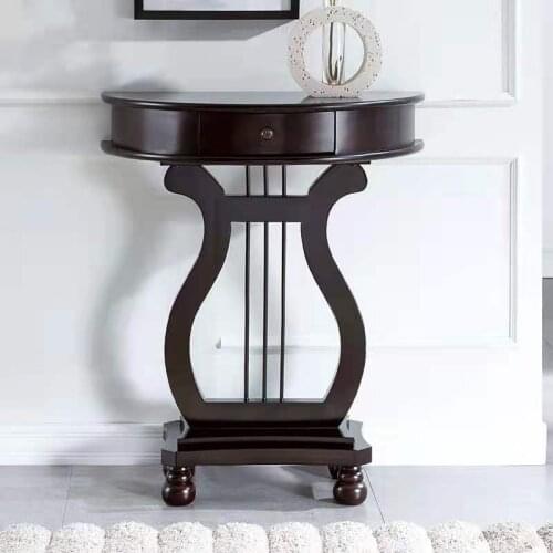 American furniture factory American solid wood porch table against the wall porch cabinet American decorative cabinet Northern E