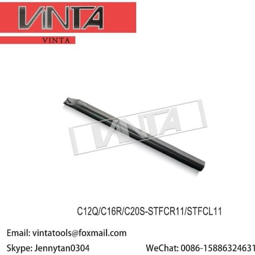 Free shipping high quality Alloy tungsten steel seismic inner hole tool holder C12Q/C16R/C20S-STFCR11/STFCL11