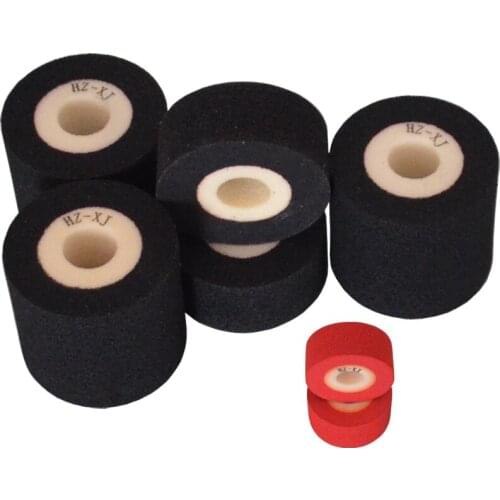 Black Diameter 36mm Height 32mm printing machine coding hot ink roller for friction machine