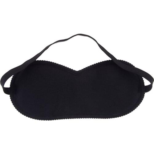 5PCS/LOT Travel Soft Portable Eye Mask Black Fast Sleeping Eyeshade Cover Eye Masks Shade Patch Women Men Blindfold